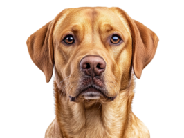 Cute dog portrait isolated on transparent background png