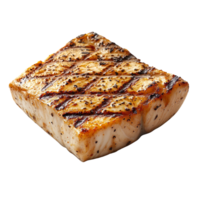 Grilled Swordfish Steak isolated on transparent background png