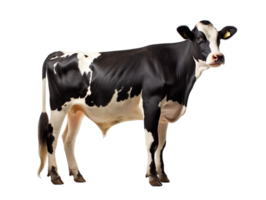 Holstein Cow isolated on transparent background png