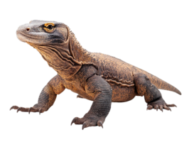 Komodo Dragon Side View isolated on transparent background png