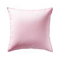 Light pink pillow isolated on transparent background png