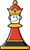 hess bishop, beaming confidently and radiating a playful vibe, poised for strategic moves vector