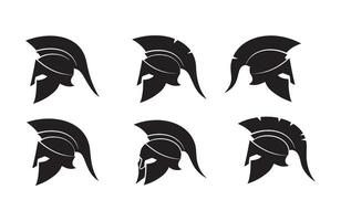 Clean Spartan Helmet Powerful Logo for Branding Concepts vector