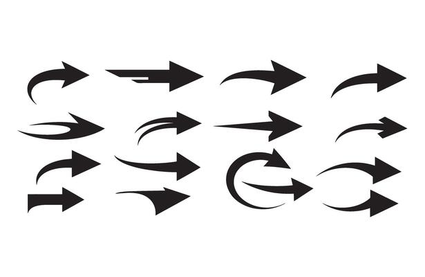 Stylish Moving Arrows Dynamic Black Set