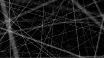 Abstract multidimensional lines animation background, digital Technology abstract lines black background animated footage video