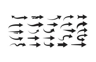 Dynamic Moving Arrow Collection in Motion vector