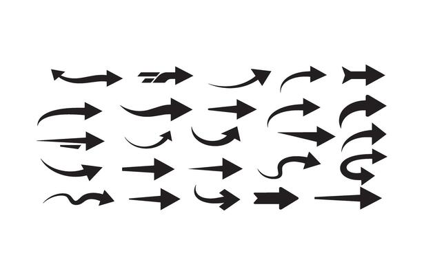 Dynamic Moving Arrow Collection in Motion