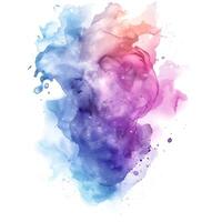A vibrant splash of color with swirling hues of blue, pink, and purple blending seamlessly, creating a dreamlike abstract art piece. photo