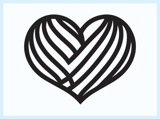 Charming Heart Symbol Representing Romance and Emotion