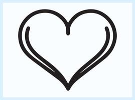 Abstract Heart Illustration with a Unique Aesthetic vector