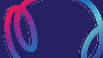 Abstract Retro Color Background with Dynamic Gradient Lines. 3D Curve Ribbon. Wave Rainbow Graphic Design vector