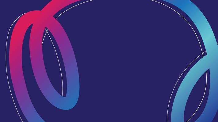 Abstract Retro Color Background with Dynamic Gradient Lines. 3D Curve Ribbon. Wave Rainbow Graphic Design