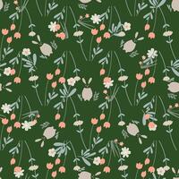 Seamless pattern with Easter elements. vector