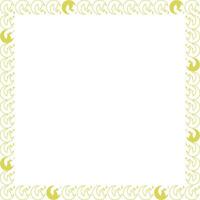 Spring Easter bunnies frame. Easter bunny rabbit silhouettes with empty space for your text vector