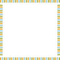 abstract frame for your photo. Border easter frame design template. Elegant frame for certificate vector