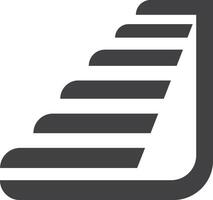 a stairway with a book on top vector