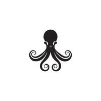 modern octopus icon for logos and branding design vector