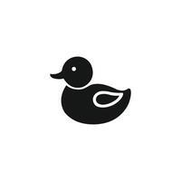 abstract duck icon for unique and artistic creations vector