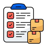 Perfect design of logistic list vector