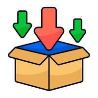 Trendy design of packing vector