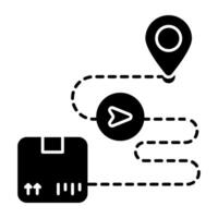 Modern design icons of parcel tracking graphics vector