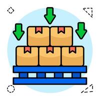 An editable design of cartons icons vector