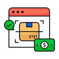 Vectors design of parcel scan
