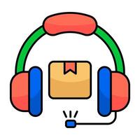 Modifiable icon of customer services graphics vector