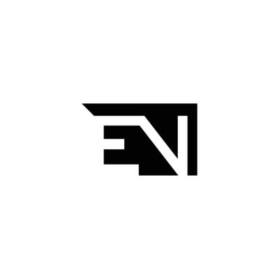 Versatile EN NE Minimal Logo for Any Industry