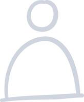 Default User Avatar Image in High Resolution vector