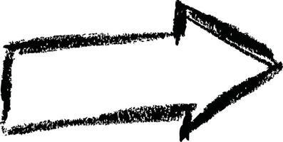 Doodle Arrow Pointing Symbol vector