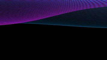 Glowing Neon Stripes Forming a High-Tech Abstract Background video