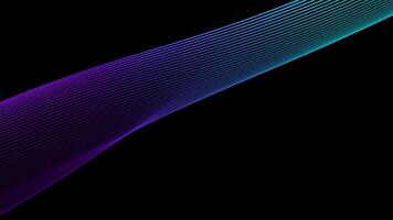 Abstract Digital Lines and Waves Creating a Futuristic Effect video