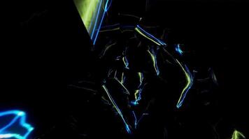 Abstract Electric Tunnel Digital Rendering video