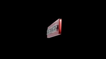 Red Subscribe Icons On Alpha Loop video