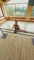 Ballet Dancer in Elegant Performance Pose video