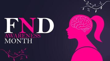 FND Awareness Month, Empowering Voices, Inspiring Change vector