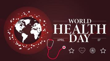 World Health Day, Prioritizing Health for a Better Tomorrow vector