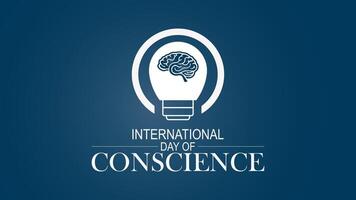International Day of Conscience, Building a World of Integrity vector