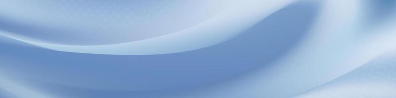 Abstract soft blue flowing wave background. vector