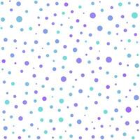 Polka dots background pattern abstract random round shapes vector