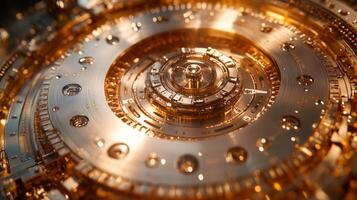 High-tech components show intricate designs crucial for satellite telemetry, GPS signals, and GNSS technology, enhancing tracking capabilities in space exploration. photo