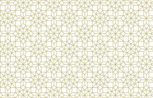 elegant Arabic pattern background. islamic pattern background with gold color vector