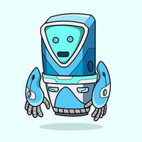 robotic character detailed robot for tech-themed designs, chatbot concepts, and playful AI-related projects Electronic equipment vector