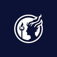 logo for a company that is called neptune, market vector