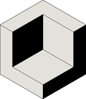 Geometric icon illustration in 3D style