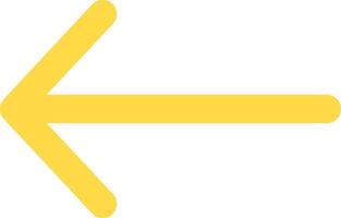 Arrow Thin Left Flat Element Style vector