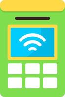 Smart Alarm System Flat Element Style vector