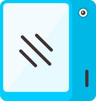 Tablet Flat Element Style vector