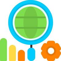 SEO Analysis Flat Element Style vector